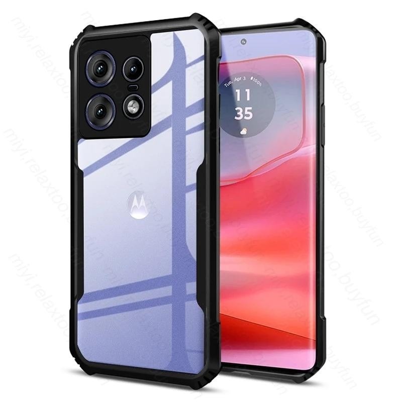 Case Borde Negro Para Motorola Edge 50 Fusion