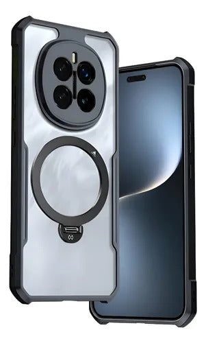 Case Magsafe Borde Negro Para Honor Magic 7 Pro