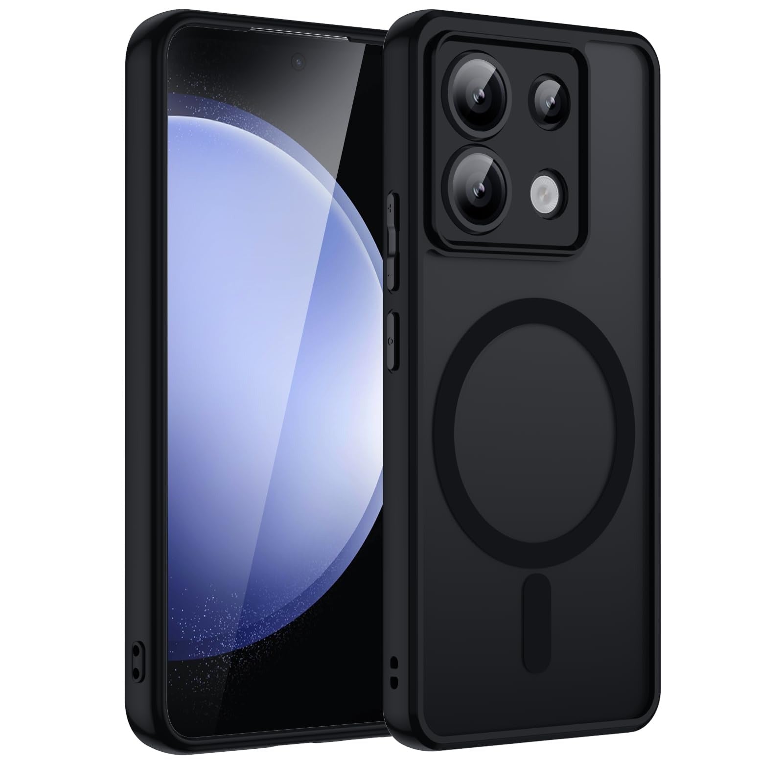 Case MagSafe Borde Negro Para Xiaomi Note 13