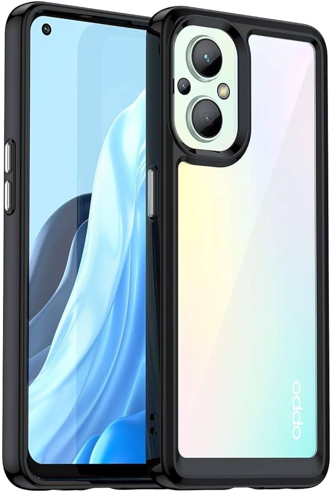 Case Borde Negro Para Oppo Reno 7